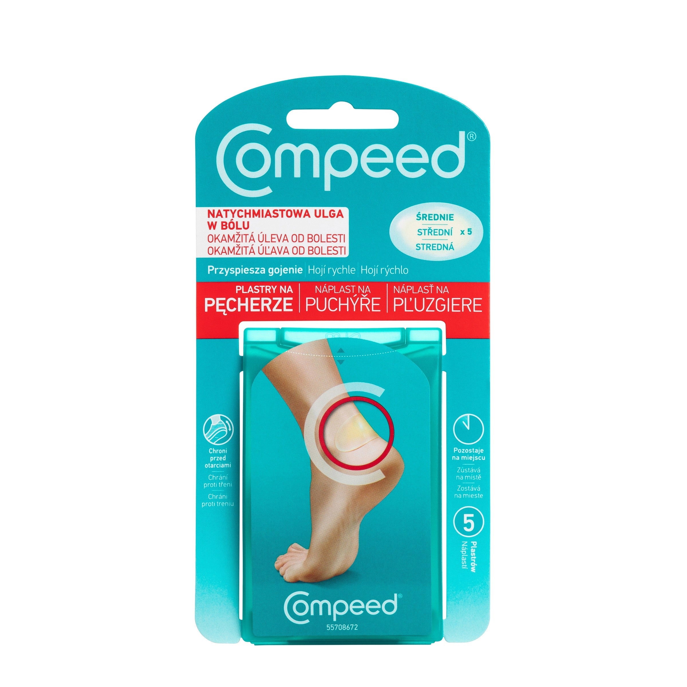 COMPEED pūslių pleistrai - vidutiniai, 1 pakuotė - | Vaistine1.lt