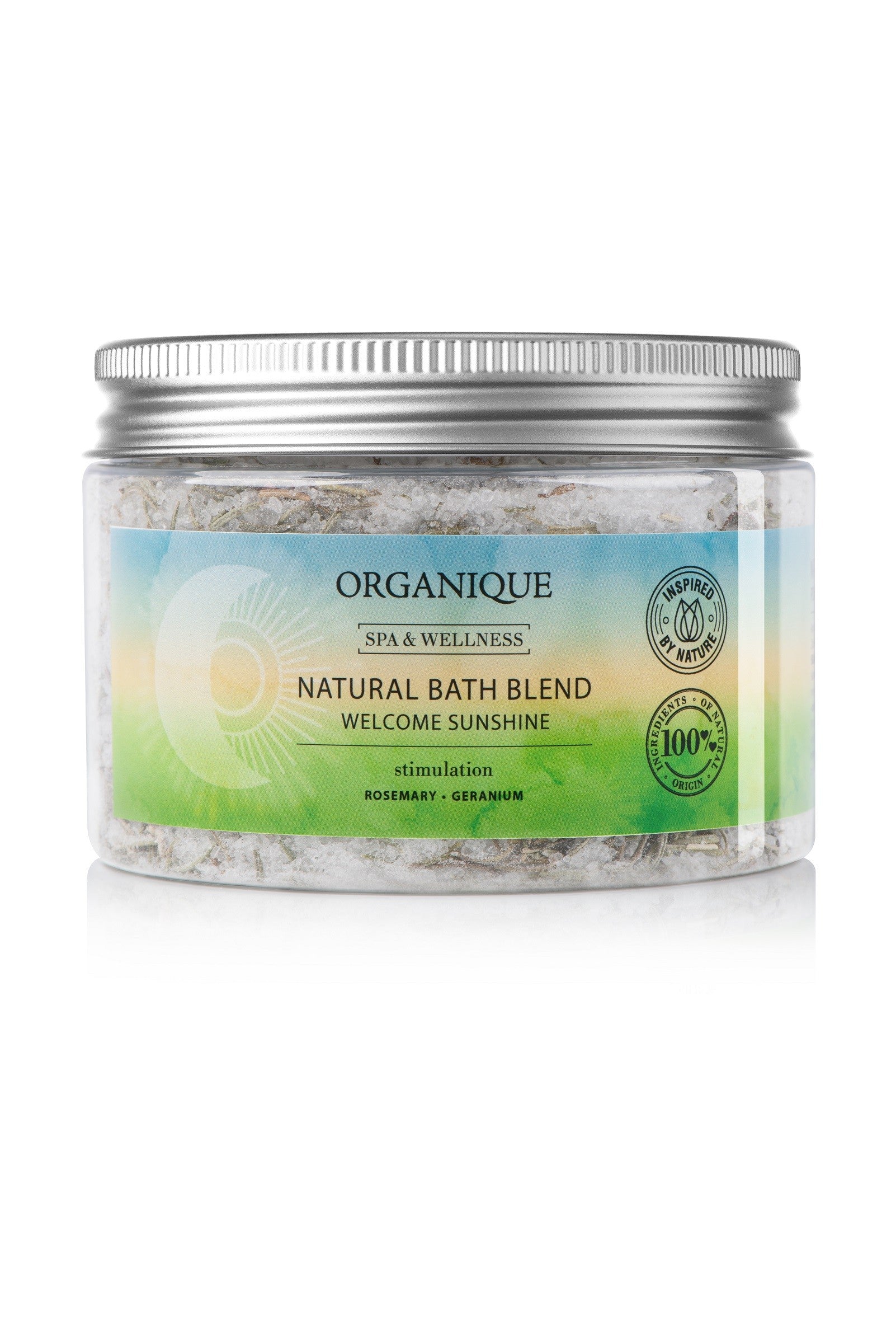 ORGANIQUE Spa & Wellness Natural Bath Salt Blend Welcome Sunshine 450g | Vaistine1.lt