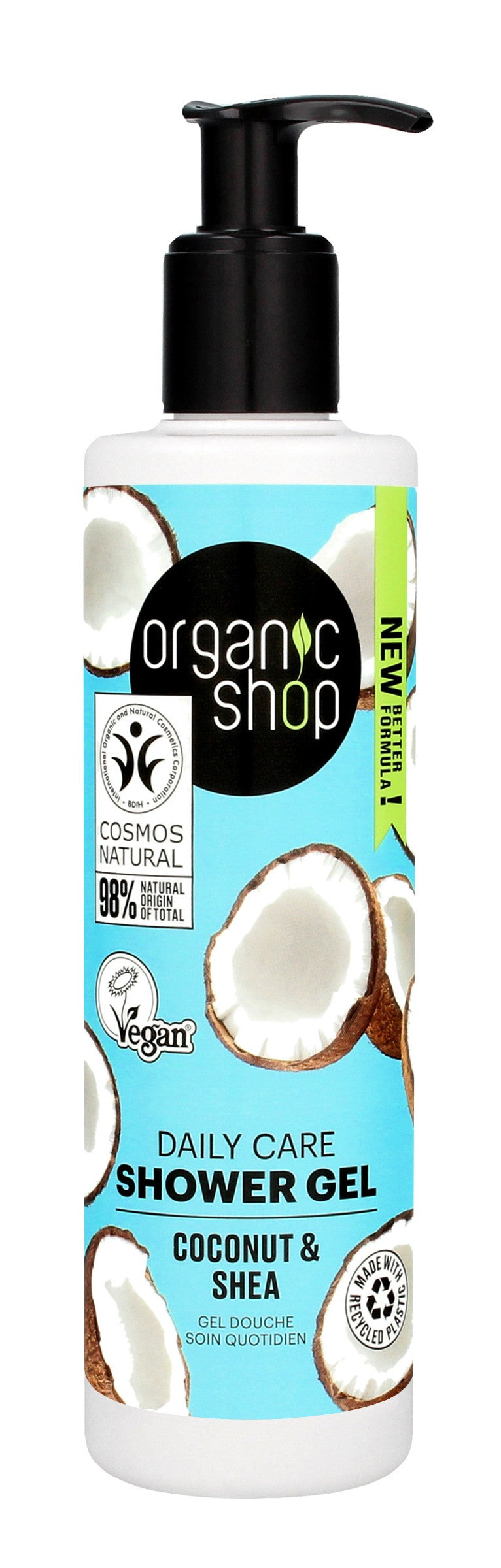 ORGANIC SHOP WEGAN Shower Gel Coconut&Shea | Vaistine1.lt