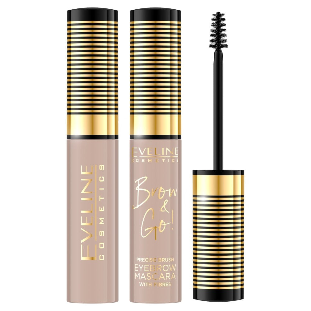 Eveline Brow & Go Eyebrow Mascara with thickening fibers no. 05 Taupe 6ml | Vaistine1.lt | WestPharmacy.eu