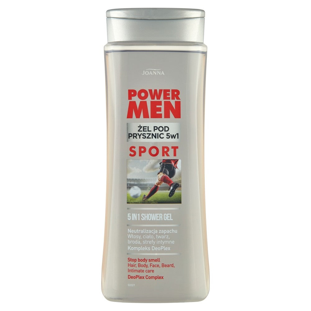 Joanna Power Men 5in1 Sport Shower Gel 300ml | Vaistine1.lt