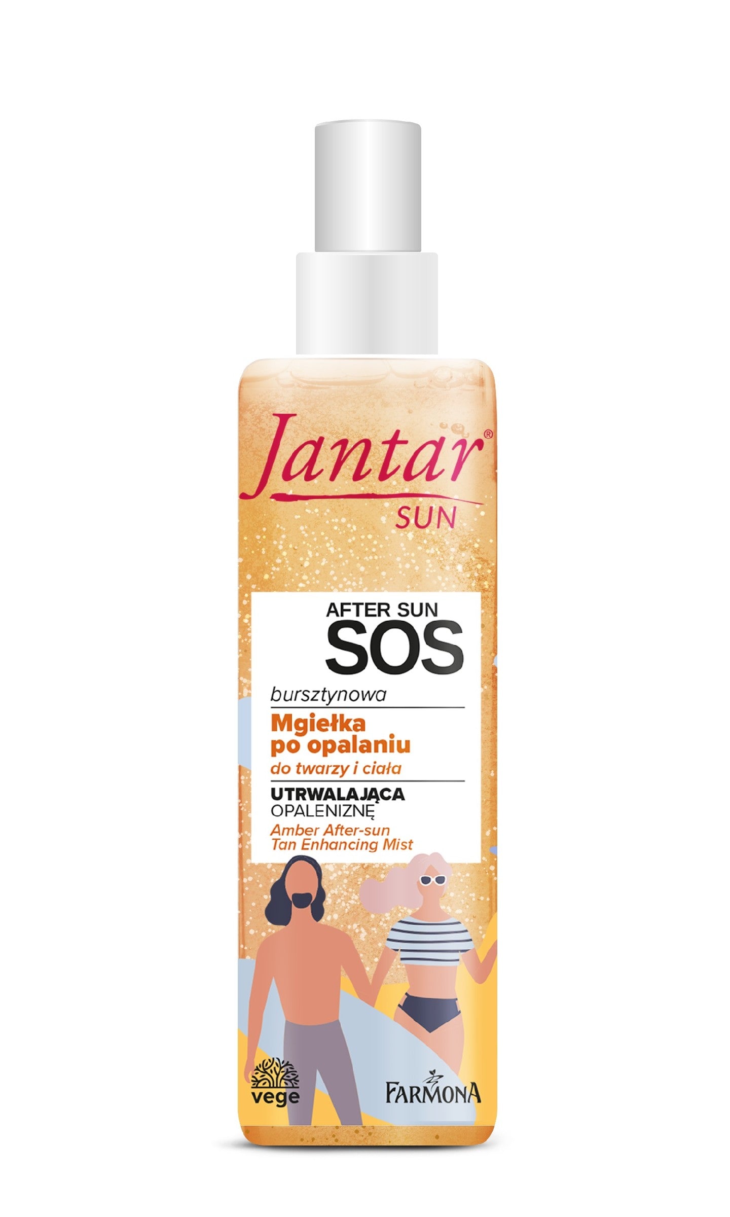 FARMONA Jantar Sun Amber Mist after sun SOS for face and body - prolonging the tan 200ml | Vaistine1.lt