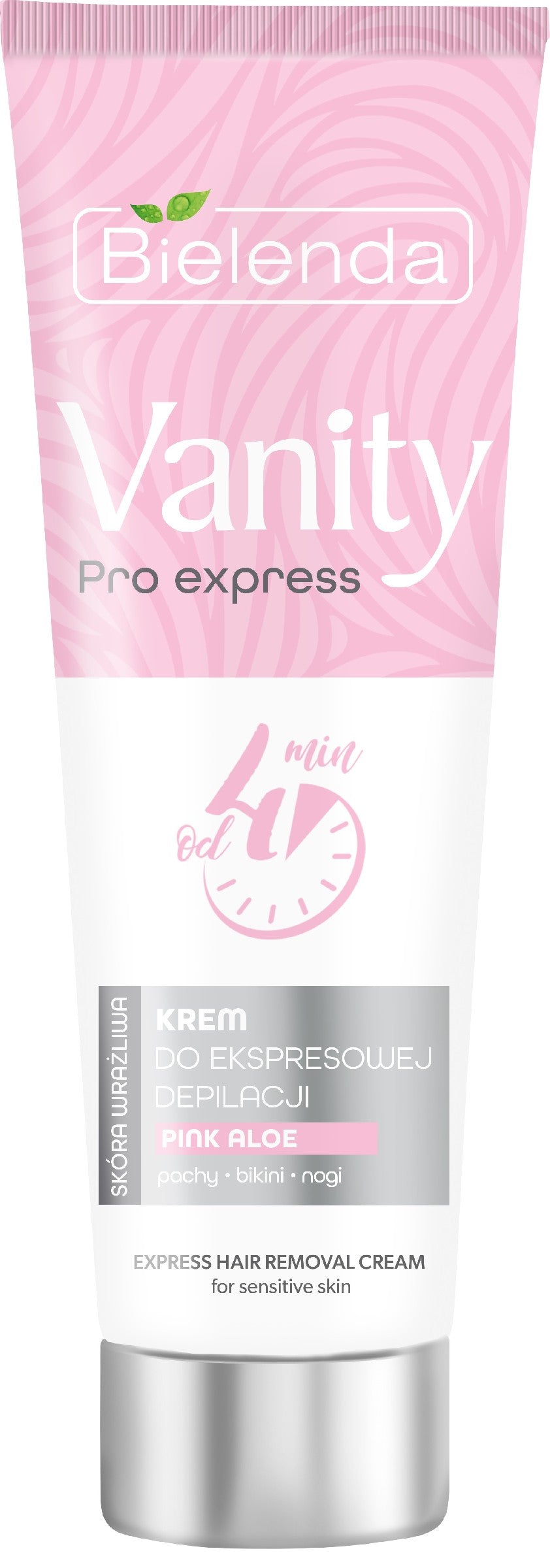 Bielenda Vanity Pro Express Hair Removal Cream Pink Aloe - for sensitive skin 75ml | Vaistine1.lt