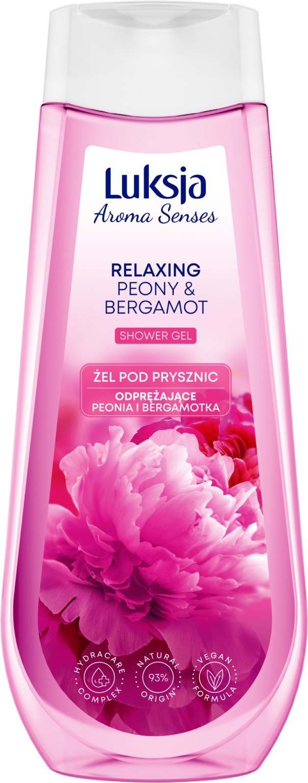 Luksja Aroma Senses Relaxing Shower Gel - Peony and Bergamot 500ml | Vaistine1.lt