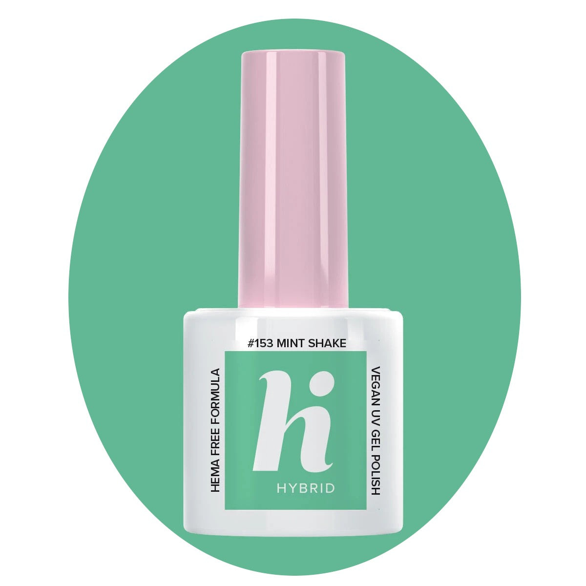 Hi Hybrid HEMA Free Hybrid Lacquer Palm Springs #153 Mint Shake 5ml | Vaistine1.lt