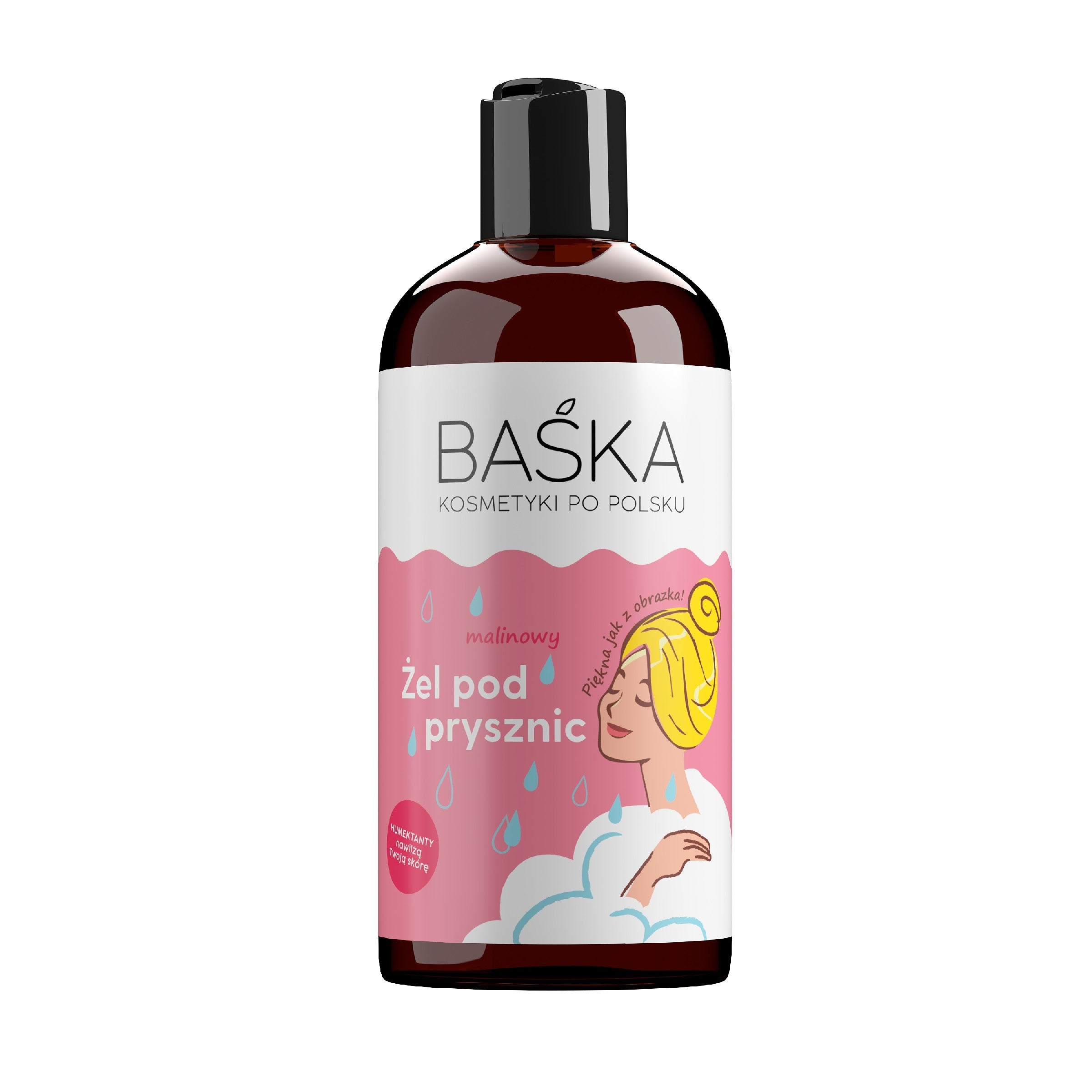 BAŚKA Cosmetics In Polish Raspberry Shower Gel 500ml | Vaistine1.lt