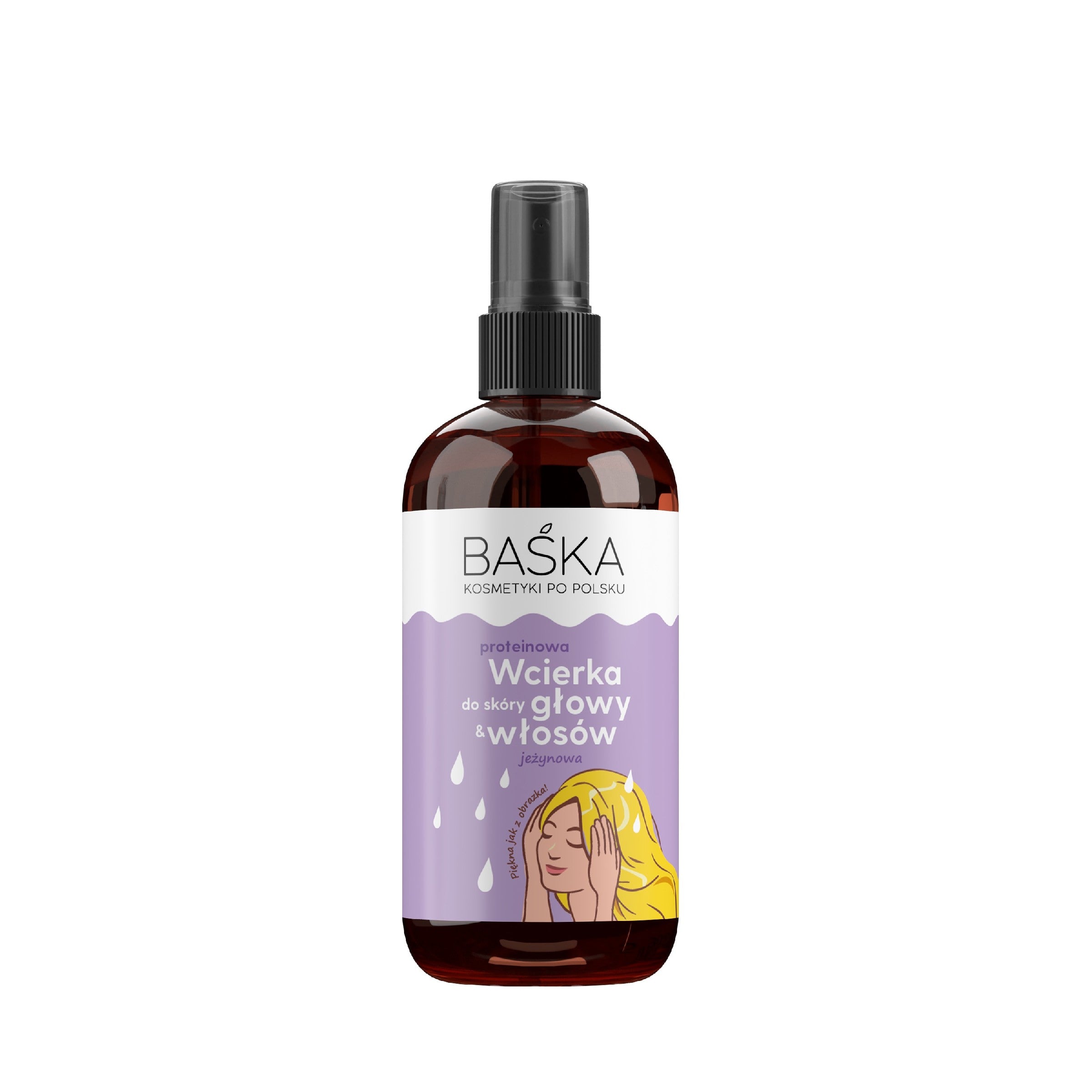 BAŚKA Cosmetics in Polish Protein Hair and Scalp Lotion - Blackberry 100ml | Vaistine1.lt