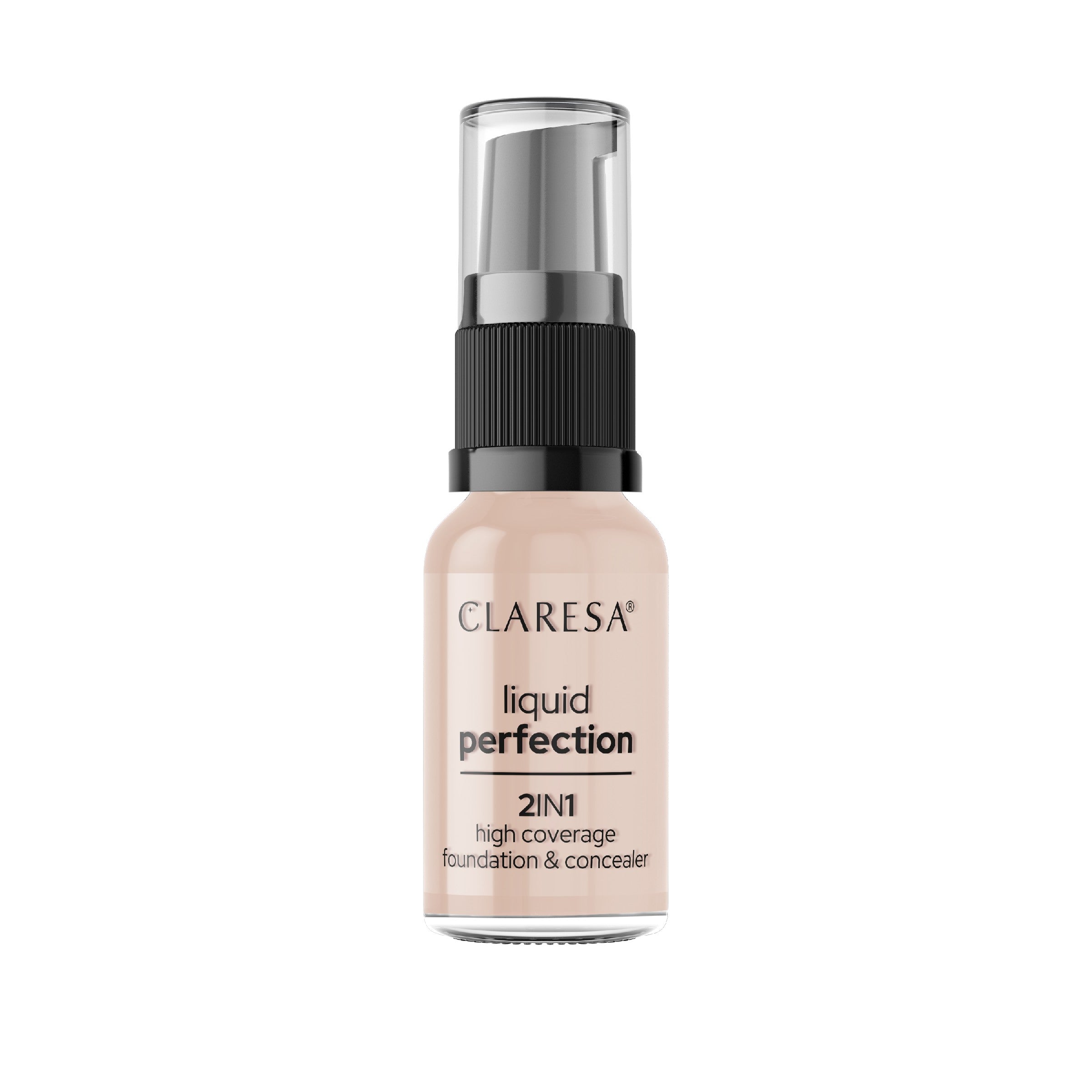 CLARESA Concealer and Foundation in Liquid 2in1 Liquid Perfection No. 103 Cool Medium 18g | Vaistine1.lt