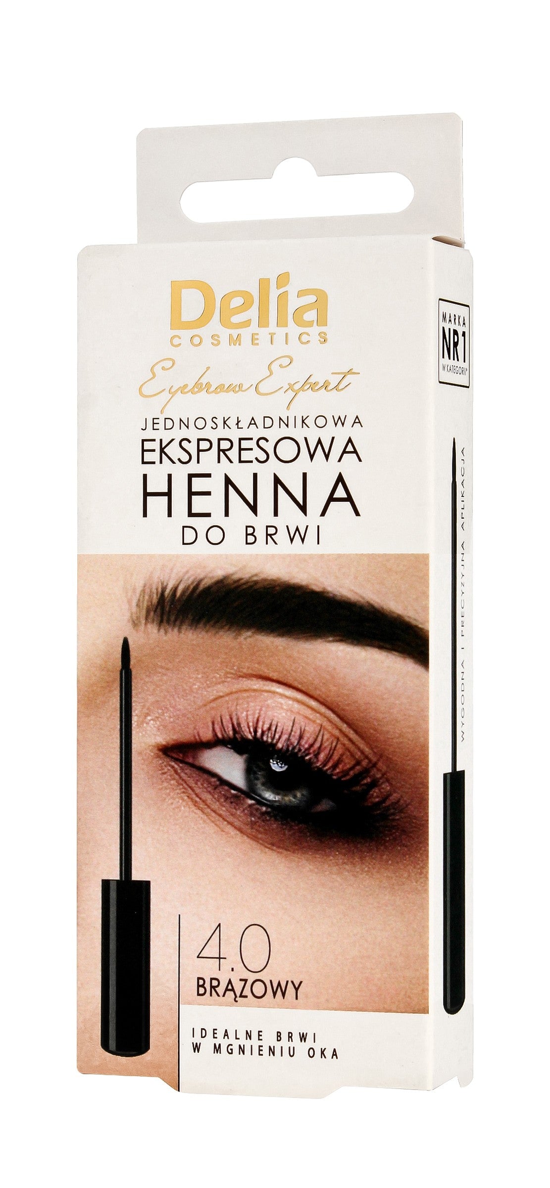 DELIA EYEBROW EXPERT Henna express 4.0 brown | Vaistine1.lt