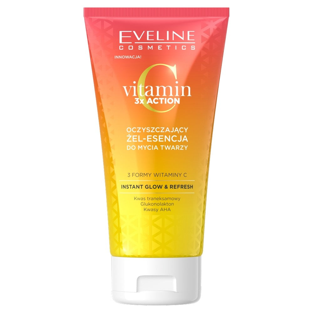 EVELINE Vitamin C 3xAction Cleansing Gel-Essence for Face Wash 150ml | Vaistine1.lt