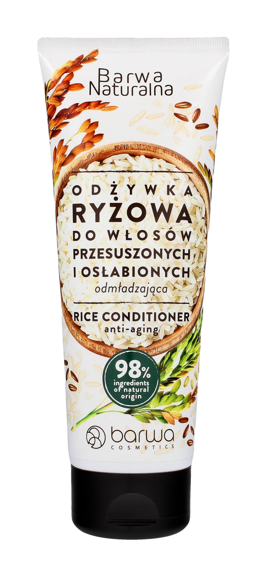 BARWA Natural Rice Rejuvenating Conditioner for dry and weakened hair 200ml | Vaistine1.lt