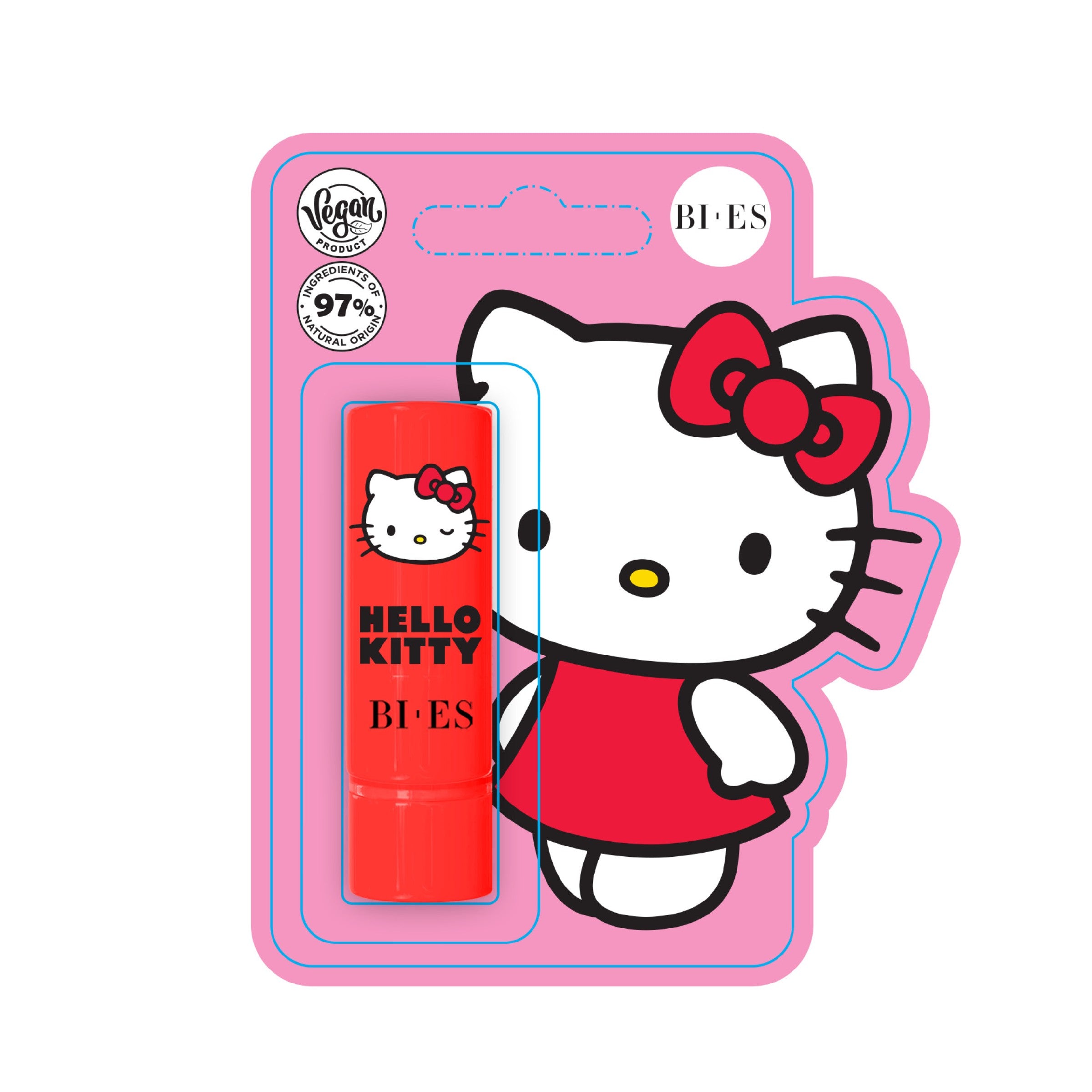 BI-ES Children Hello Kitty Lipstick Strawberry 4g | Vaistine1.lt