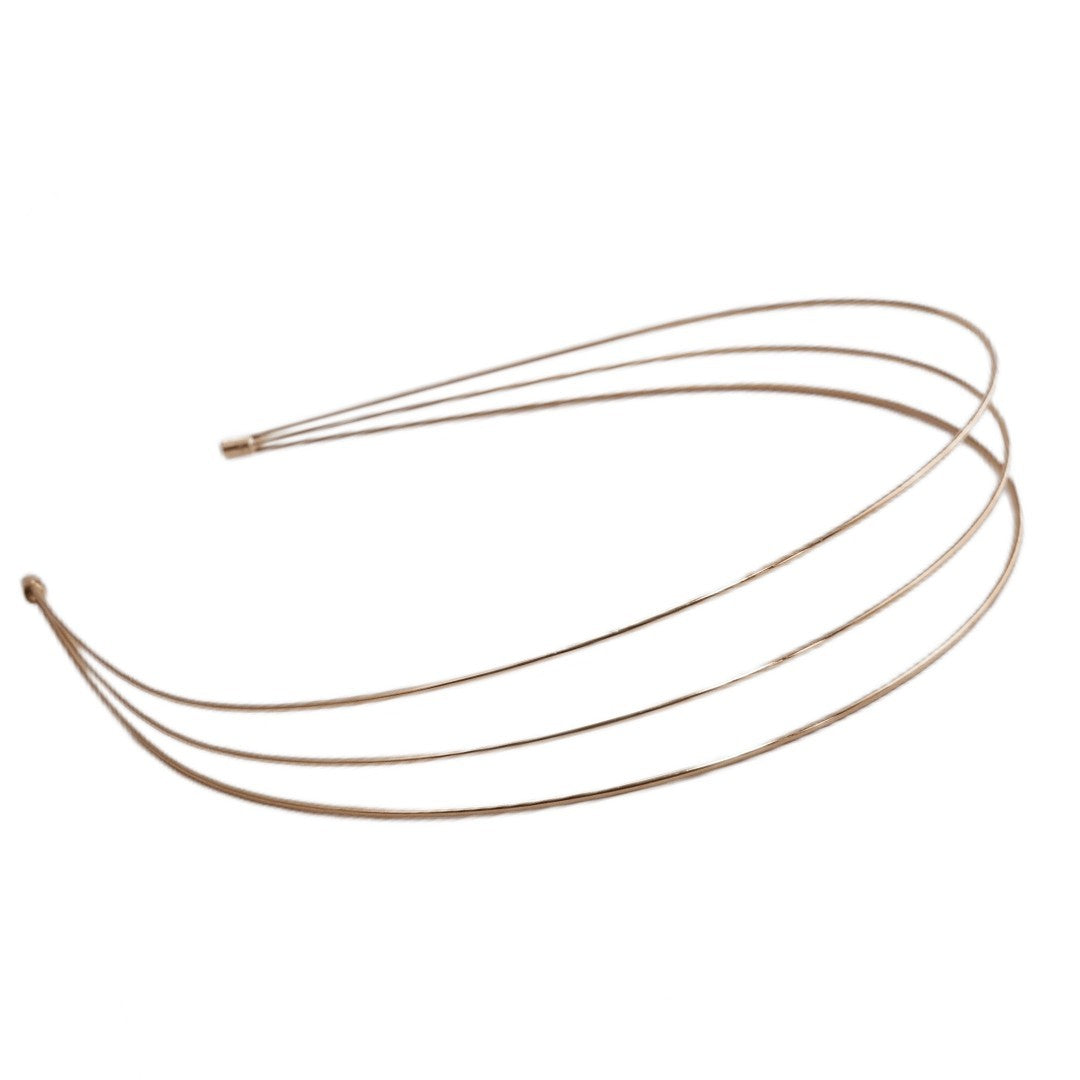 ECARLA Headband O489, subtilus metalas, auksas | Vaistine1.lt