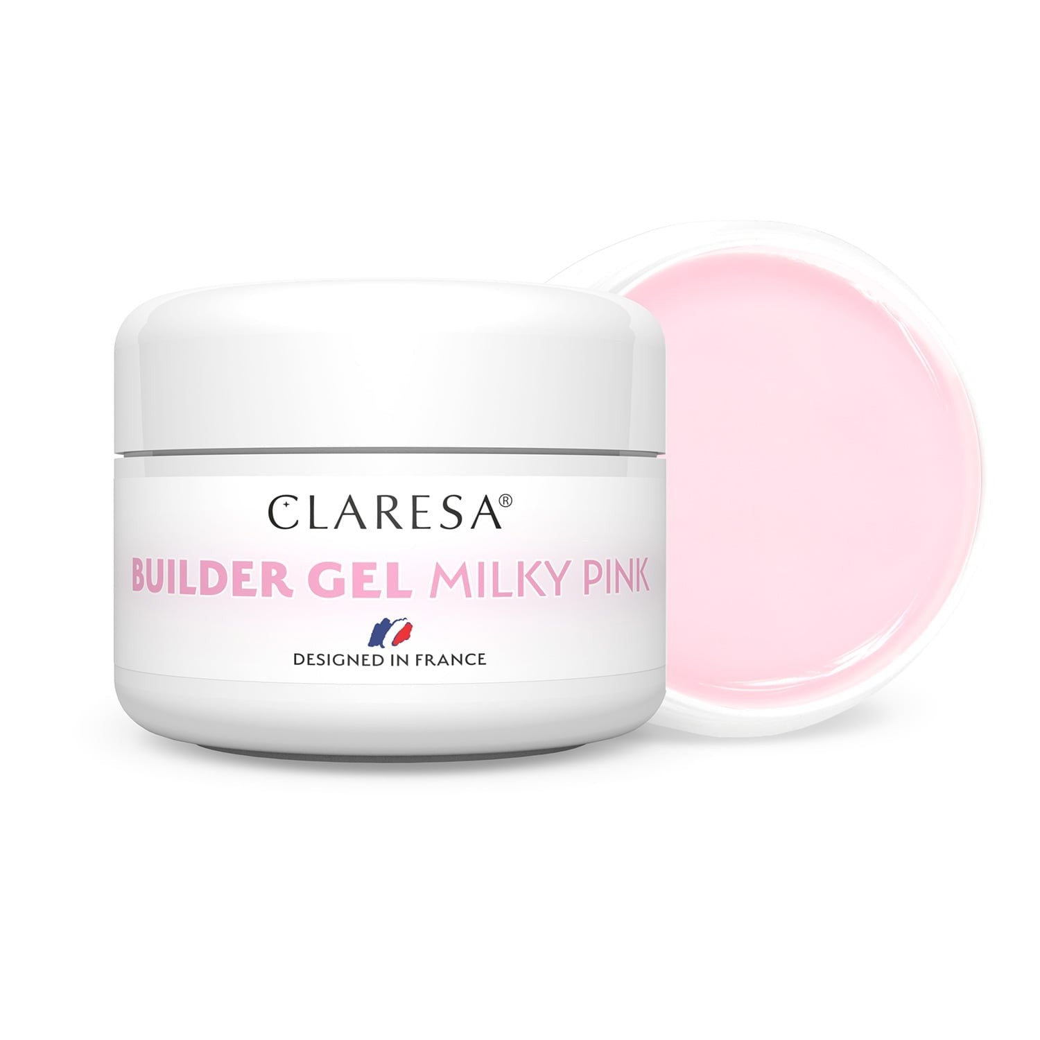 CLARESA Builder Gel for Nails - Milky Pink 15g | Vaistine1.lt