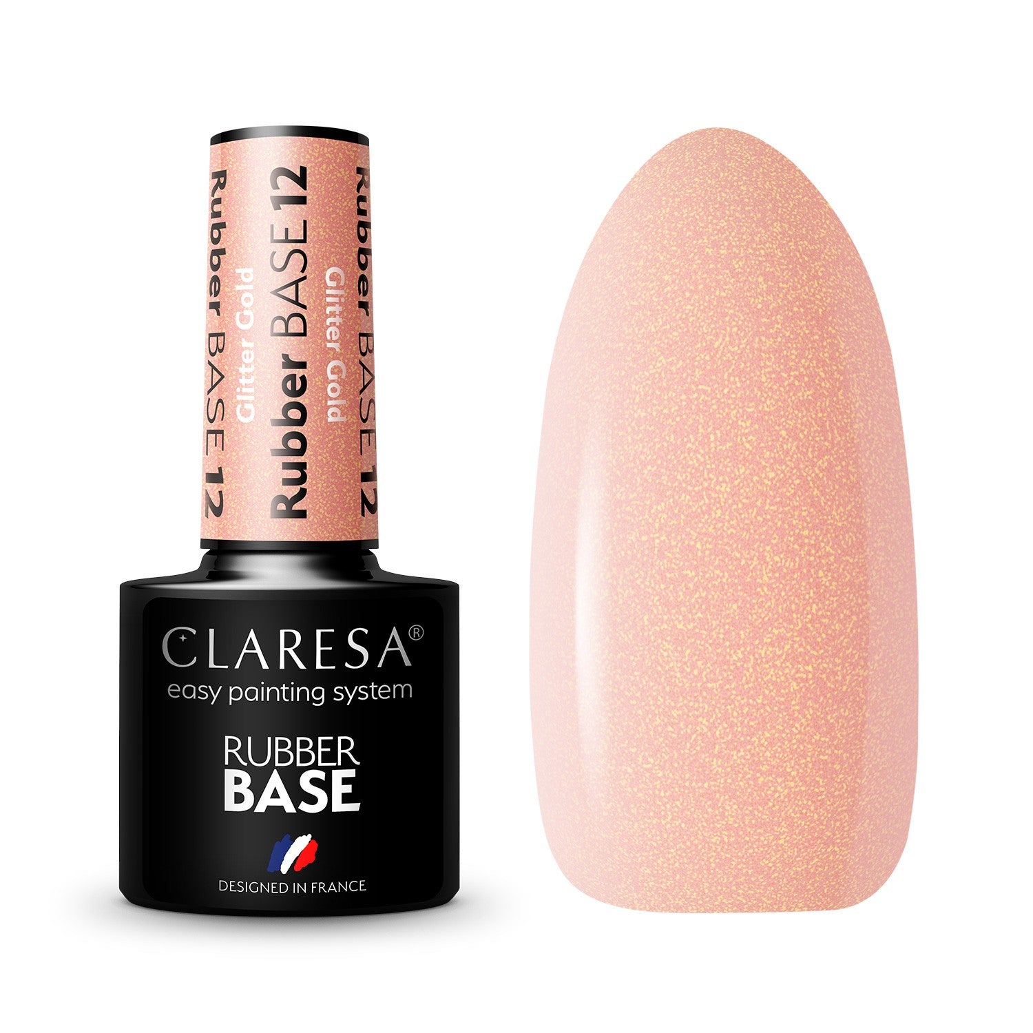 CLARESA Base for hybrid nail polish Rubber - 12 5g | Vaistine1.lt