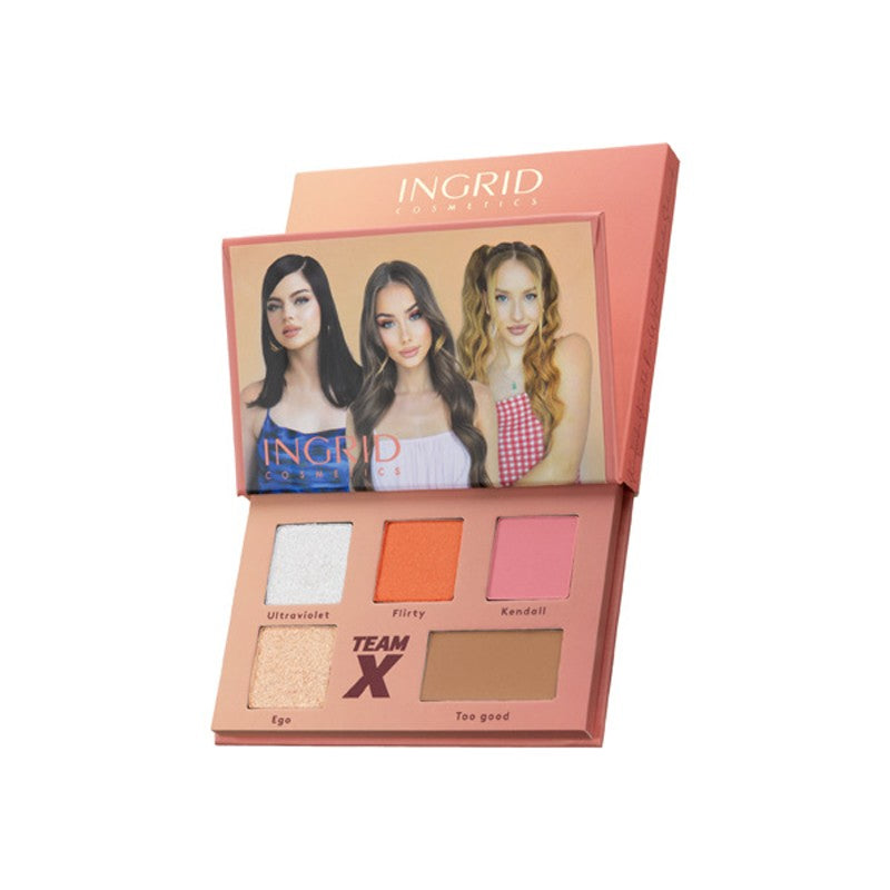 ING TEAM X FLIRTY Shadow Palette | Vaistine1.lt