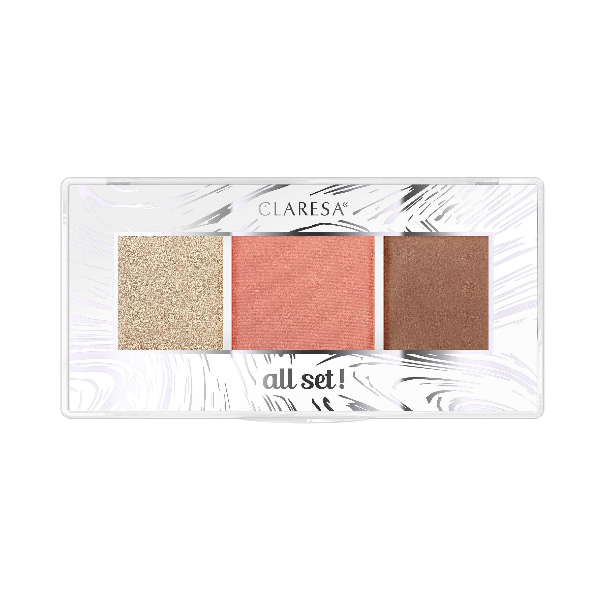 CLARESA Contouring Palette ALL SET! - 02 all warm! 1pc | Vaistine1.lt