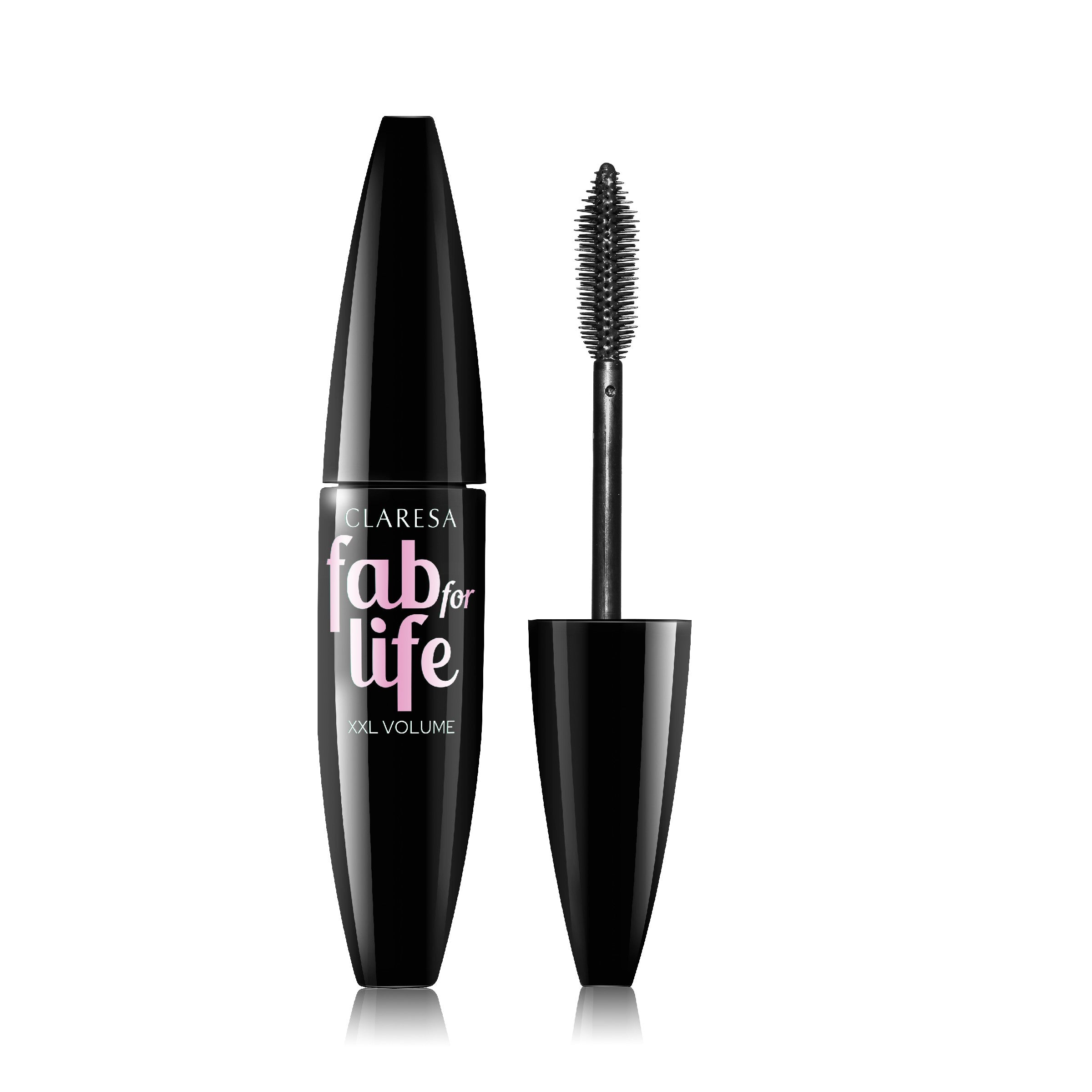 CLARESA FAB FOR LIFE Mascara - false eyelash effect - 01 deep black 12ml | Vaistine1.lt | WestPharmacy.eu