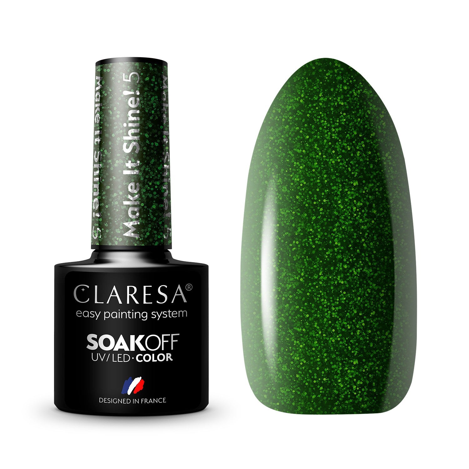 CLARESA Hybrid nail polish MAKE IT SHINE! - 5 5g | Vaistine1.lt