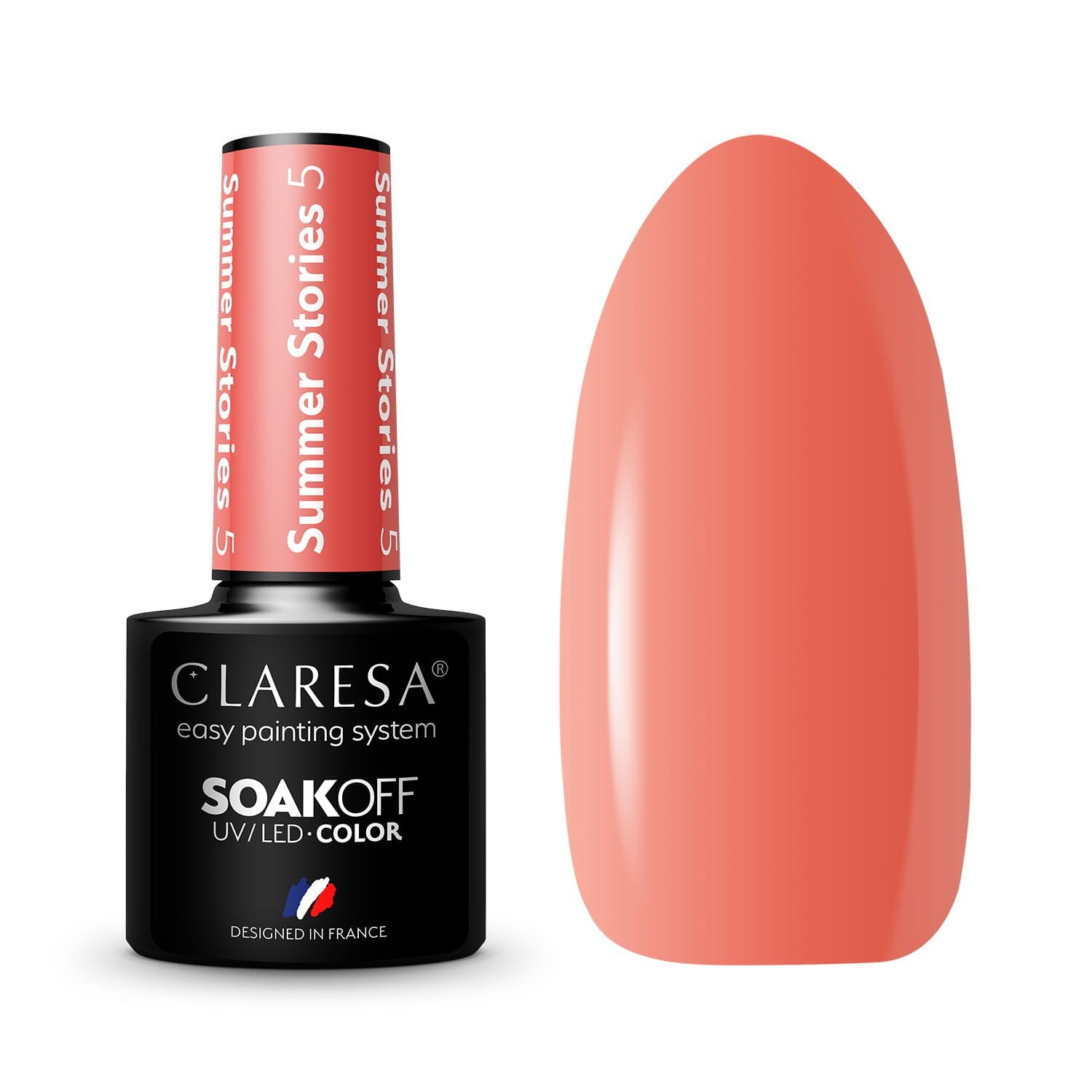 CLARESA Hybrid nail polish SUMMER STORIES - 5 5g | Vaistine1.lt