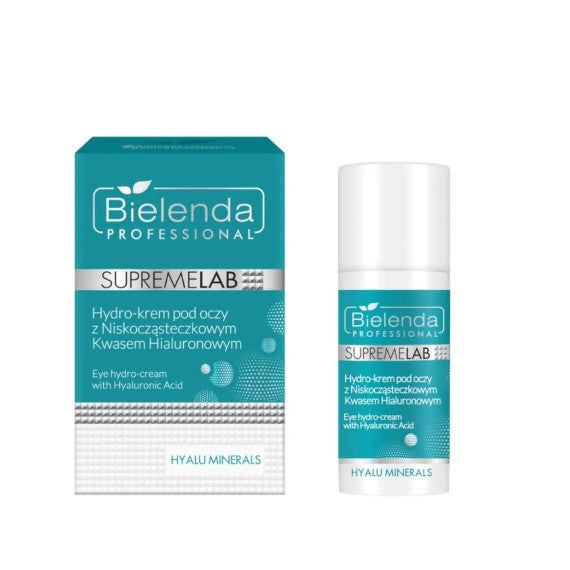 BIELENDA PROFESSIONAL Supremelab Hyalu Minerals Hydro-cream for the eyes with Hyaluronic Acid 15 ml | Vaistine1.lt