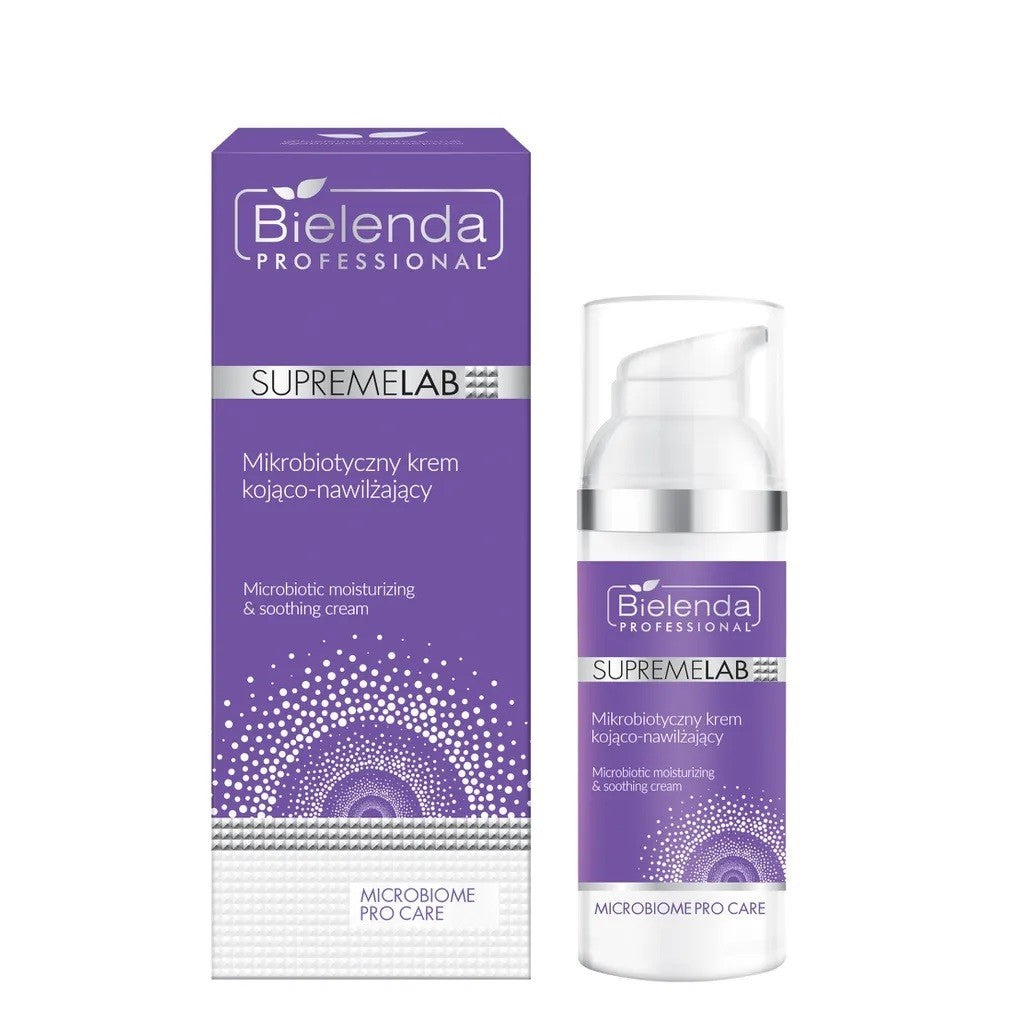 BIELENDA PROFESSIONAL Supremelab Microbiotic soothing-moisturizing face cream 50 ml | Vaistine1.lt