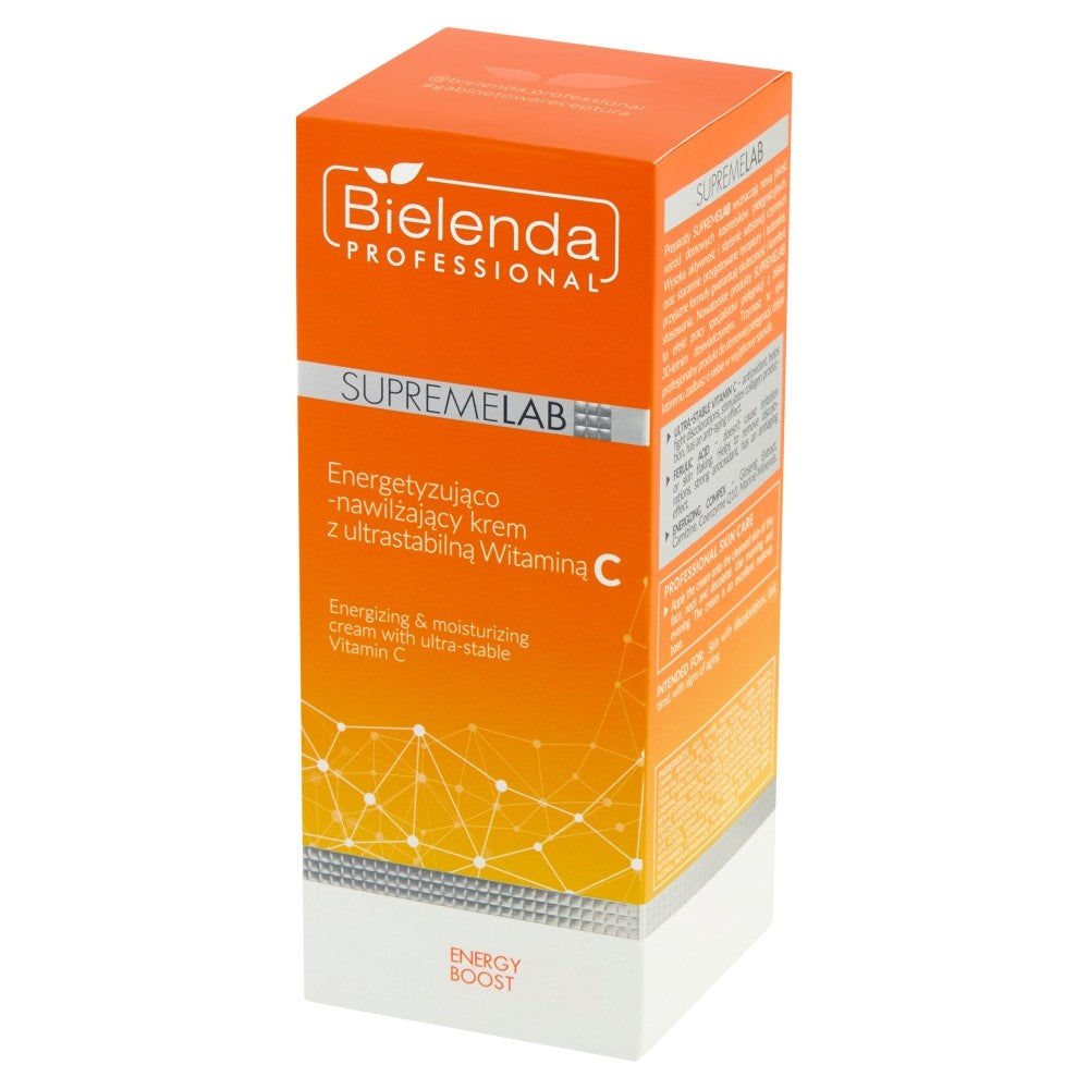 BIELENDA PROFESSIONAL Supremelab Energy Boost Energizing and Moisturizing Cream with Stable Vitamin C 50 ml | Vaistine1.lt