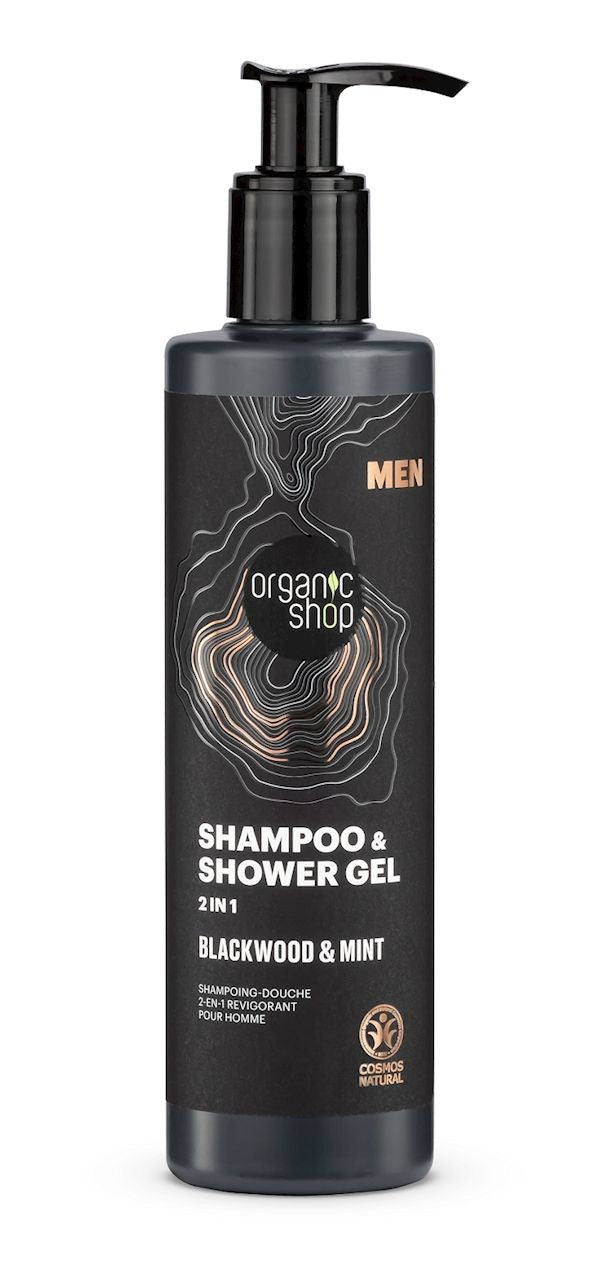 ORGANIC SHOP Men Shower gel and shampoo 2in1 280 m& | Vaistine1.lt