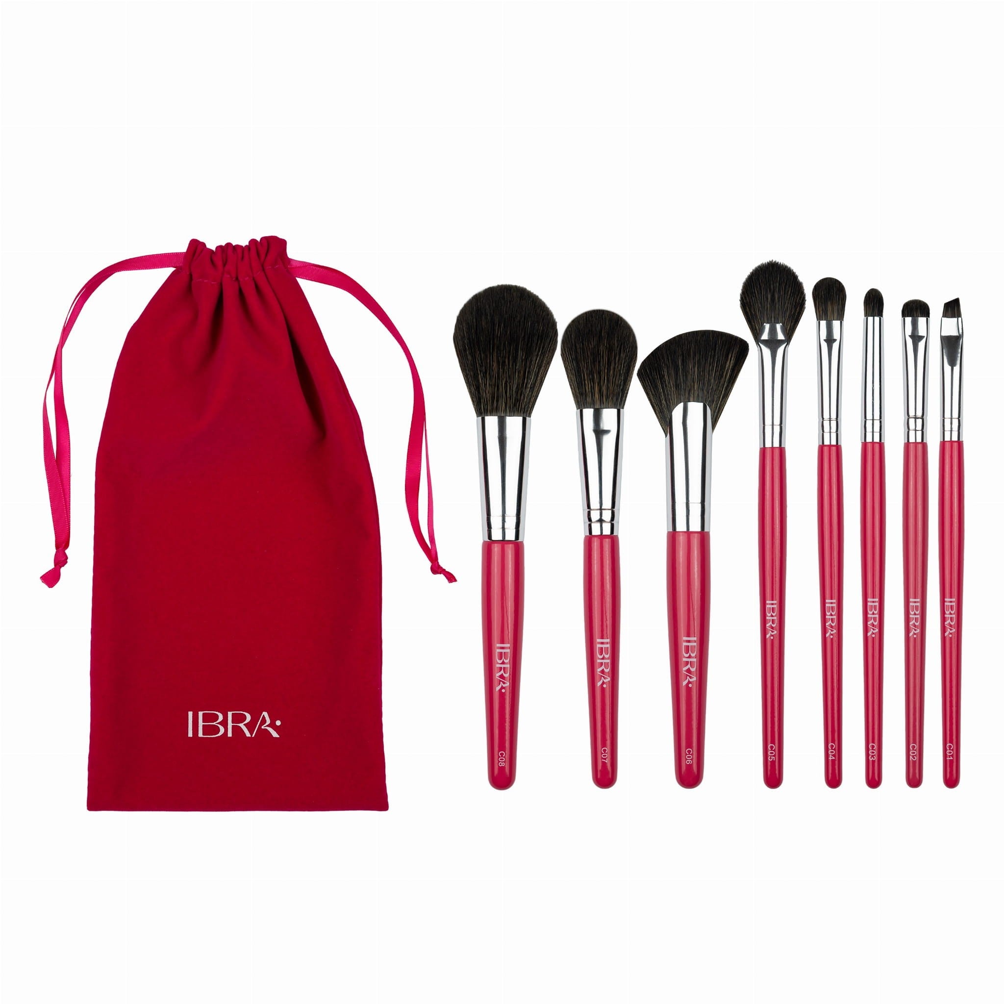 IBRA BRUSH SET CANDY Makiažo šepetėlių rinkinys, 1 | Vaistine1.lt