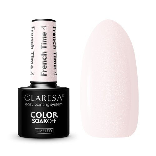 CLARESA Hybrid nail polish FRENCH TIME - 4 5g | Vaistine1.lt