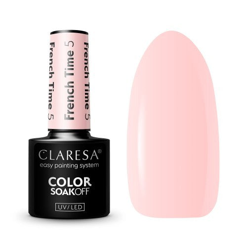 CLARESA Hybrid nail polish FRENCH TIME - 5 5g | Vaistine1.lt