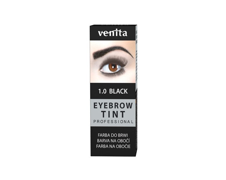 VENITA HENNA FOR EYEBROWS AND EYELASHES BLACK | Vaistine1.lt