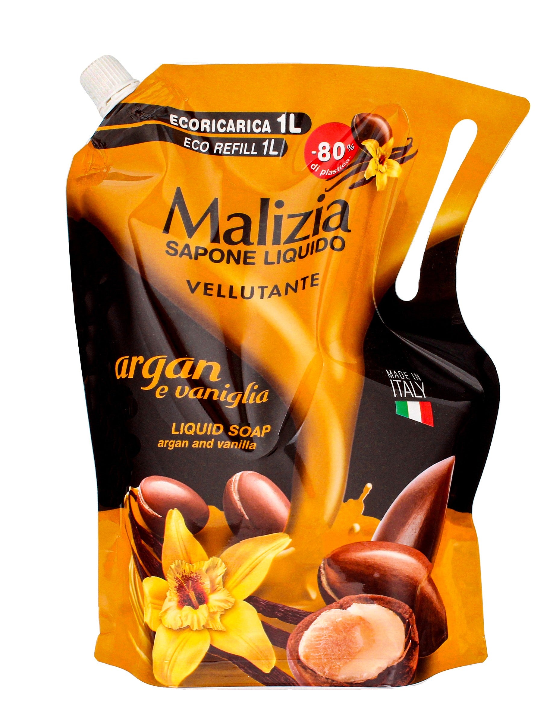 MALIZIA REFILL SOAP 1L ARGANO IR VANILIJA | Vaistine1.lt