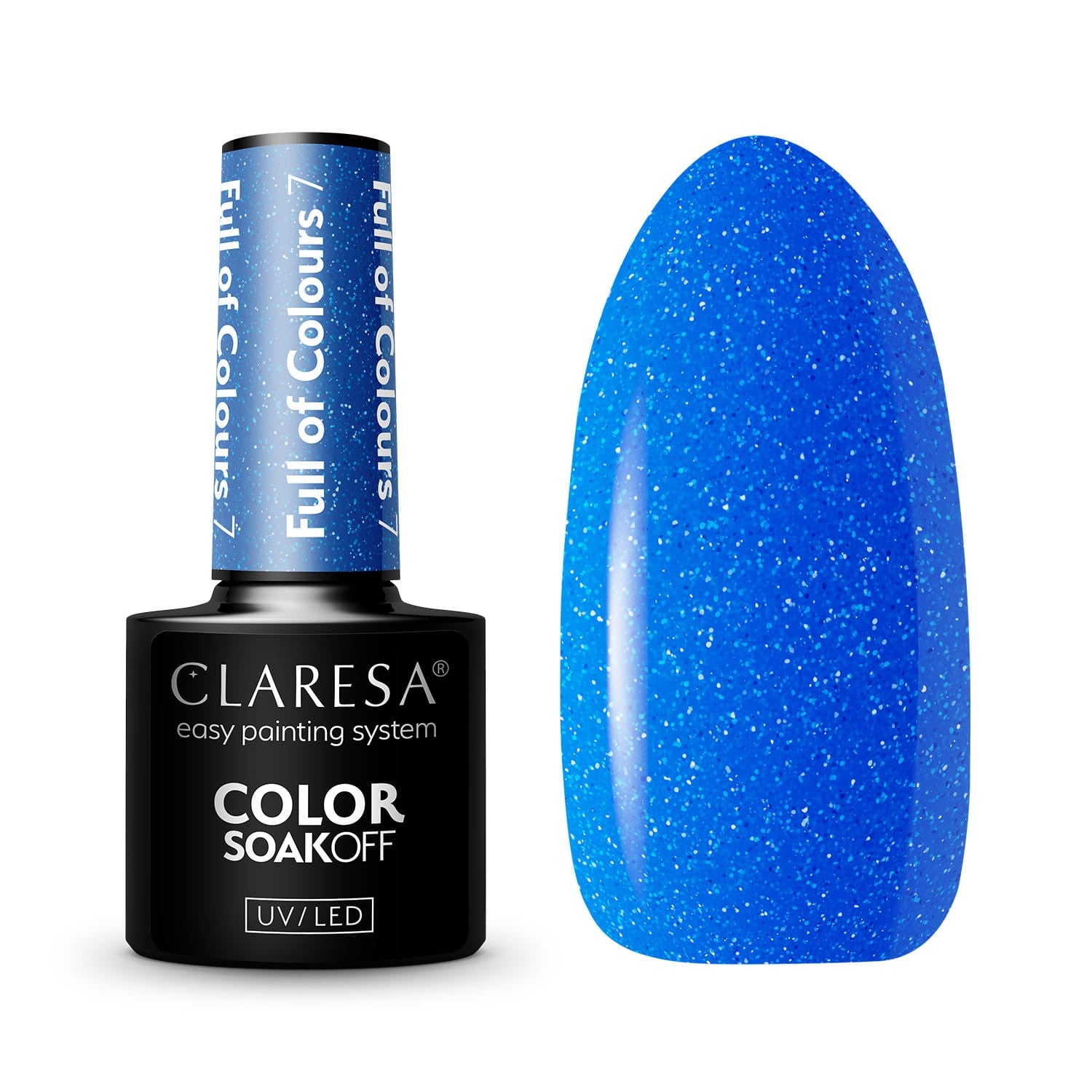 CLARESA Hybrid nail polish Full Of Colors - 7 5g | Vaistine1.lt