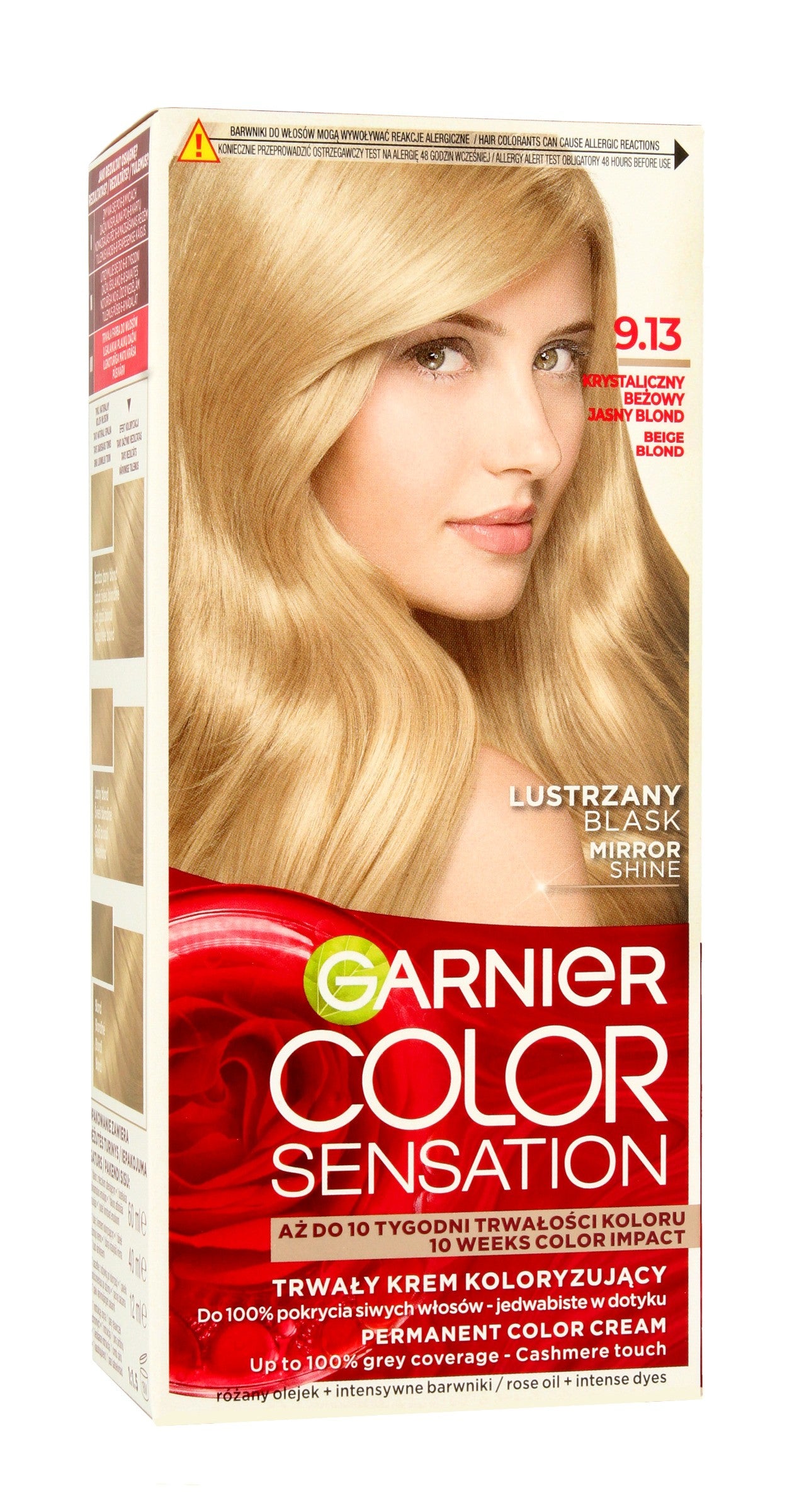 Garnier Color Sensation Coloring Cream 9.13 Crystal Blonde - Crystal Beige Light Blonde 1pc. | Vaistine1.lt