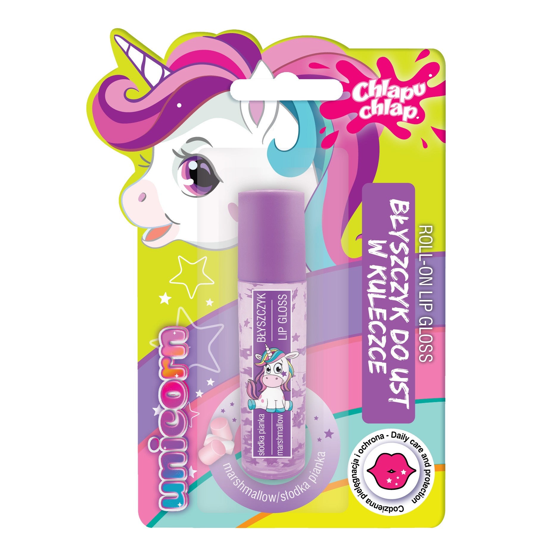 CHLAPU CHLAP Lip gloss in a ball Unicorn - sweet foam 1 piece | Vaistine1.lt