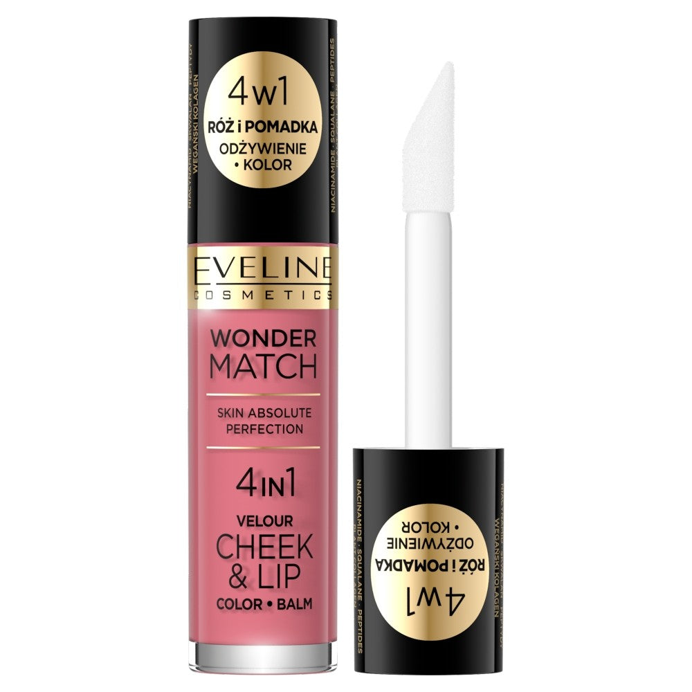 Eveline Wonder Match Blush and Liquid Lipstick 4in1 No. 04 4.5ml | Vaistine1.lt