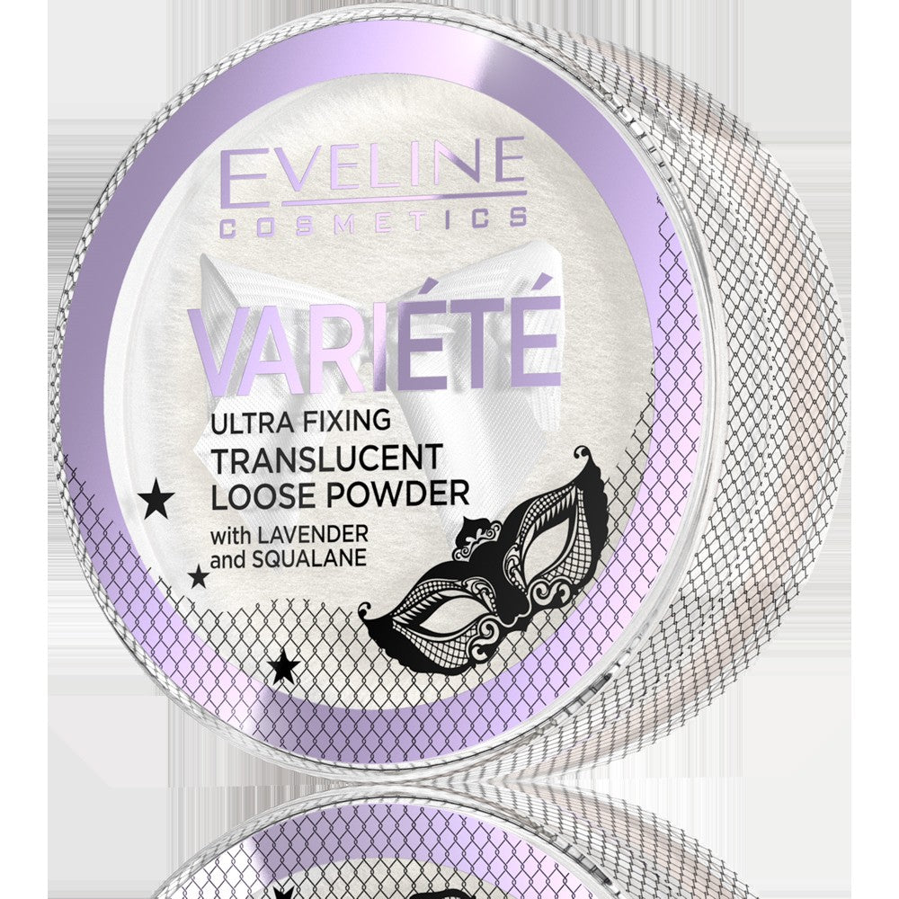 EVELINE Variety Transparent Loose Powder with Lavender and Squalane 5g | Vaistine1.lt