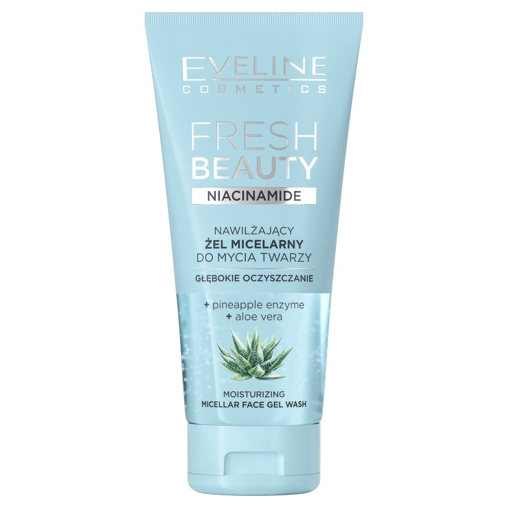 EVELINE Fresh Beauty Moisturizing Micellar Gel for Face Cleansing Niacinamide 150ml | Vaistine1.lt