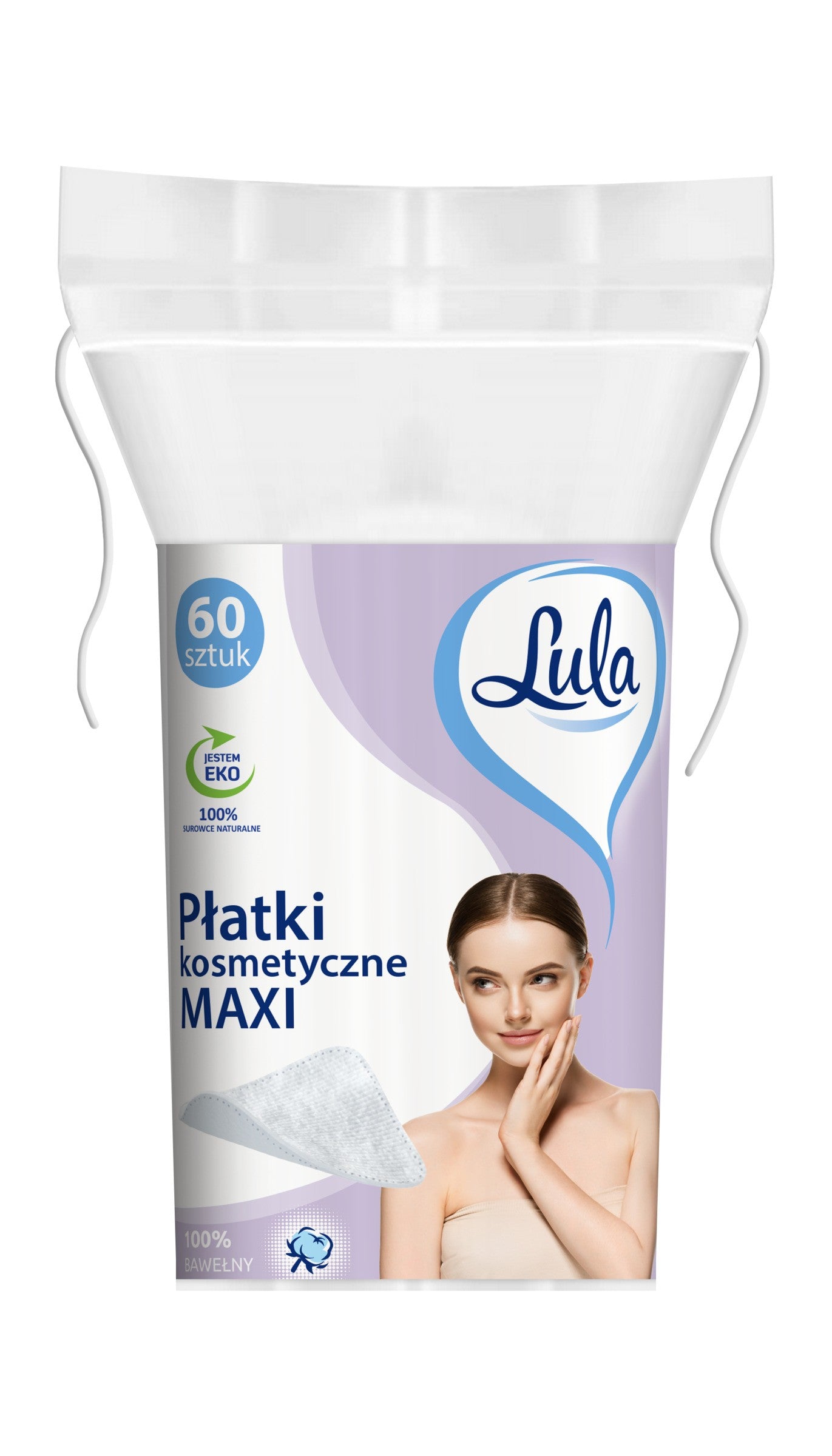 ST LULA Cosmetic Pads 60pcs maxi square /40 | Vaistine1.lt