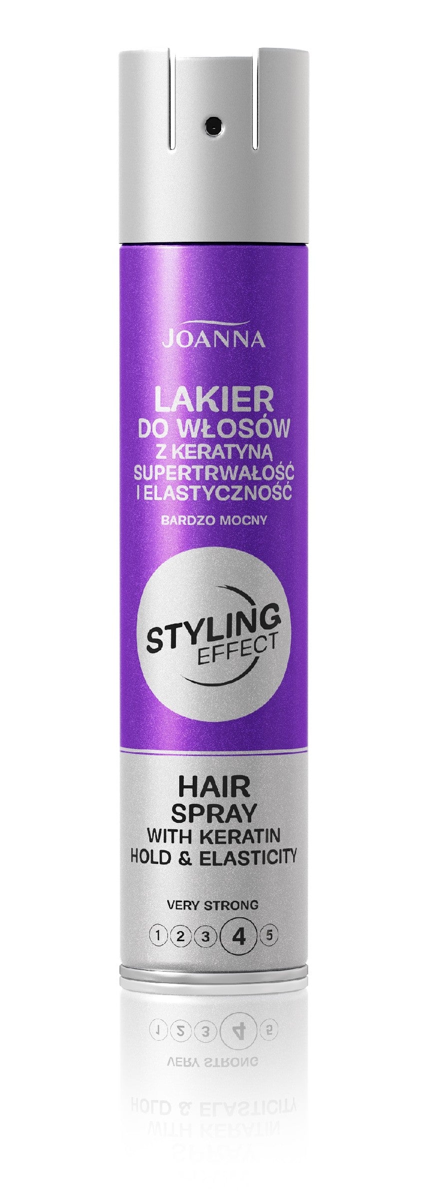 JOANNA STYLING EFFECT Hair lacquer with keratin very strong 250 ml | Vaistine1.lt