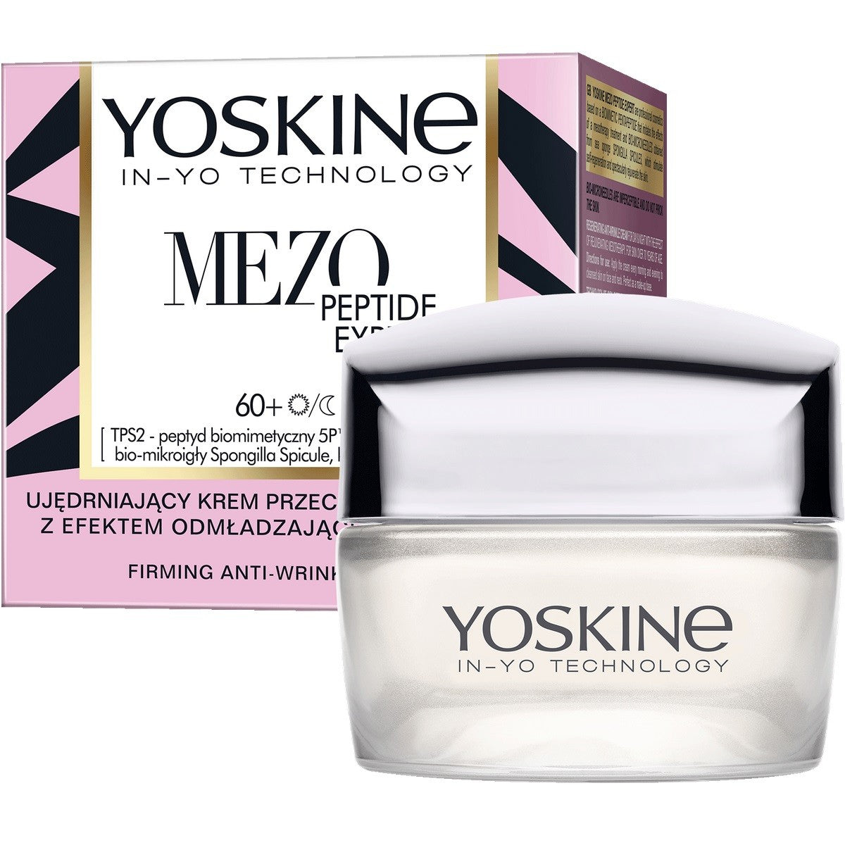 YOSKINE Mezo Peptide Expert Firming Anti-Wrinkle Cream 60+ for Day and Night 50ml | Vaistine1.lt