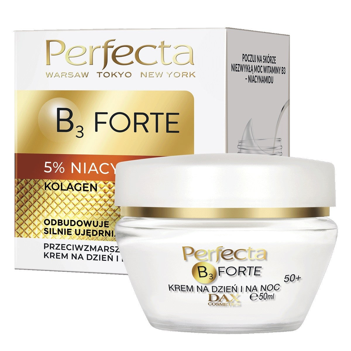 PERFECTA B3 Forte Anti-Wrinkle Cream 50+ for day and night 50ml | Vaistine1.lt