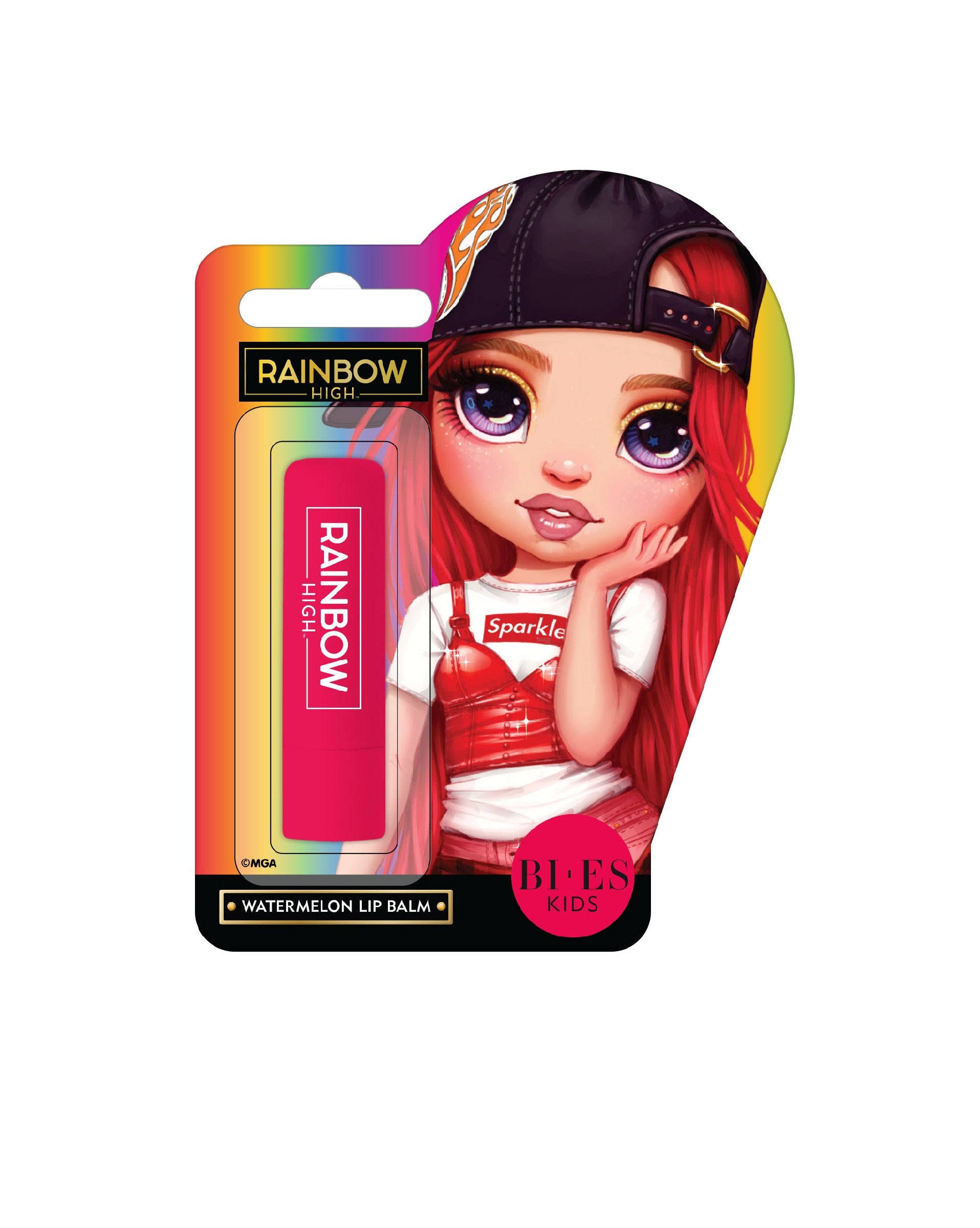 BI-ES Kids Protective Lip Balm Rainbow High - Watermelon 1 piece | Vaistine1.lt