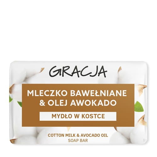 GRACJA muilo - medvilnės pienas ir avokadų aliejus | Vaistine1.lt