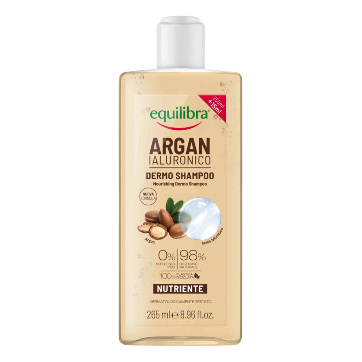 EQUILIBRA Argan Nourishing Dermo Shampoo for Hair 265ml | Vaistine1.lt