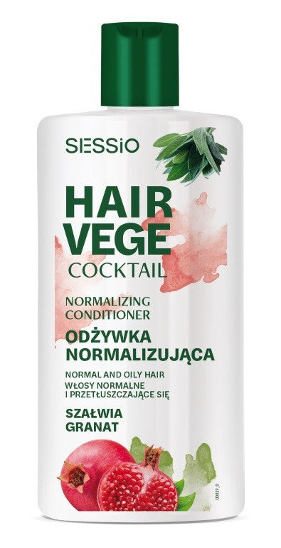 CHANTAL Sessio Hair Vege Normalizing Conditioner for Hair - Sage and Pomegranate 300 ml | Vaistine1.lt