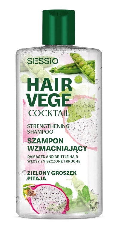 CHANTAL Sessio Hair Vege Cocktail Strengthening Shampoo for Hair - Green Peas 300 ml | Vaistine1.lt