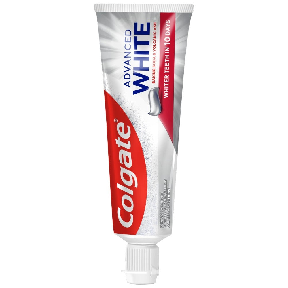 COLGATE Advanced White Toothpaste - Baking Soda & Volcanic Ash 75ml | Vaistine1.lt