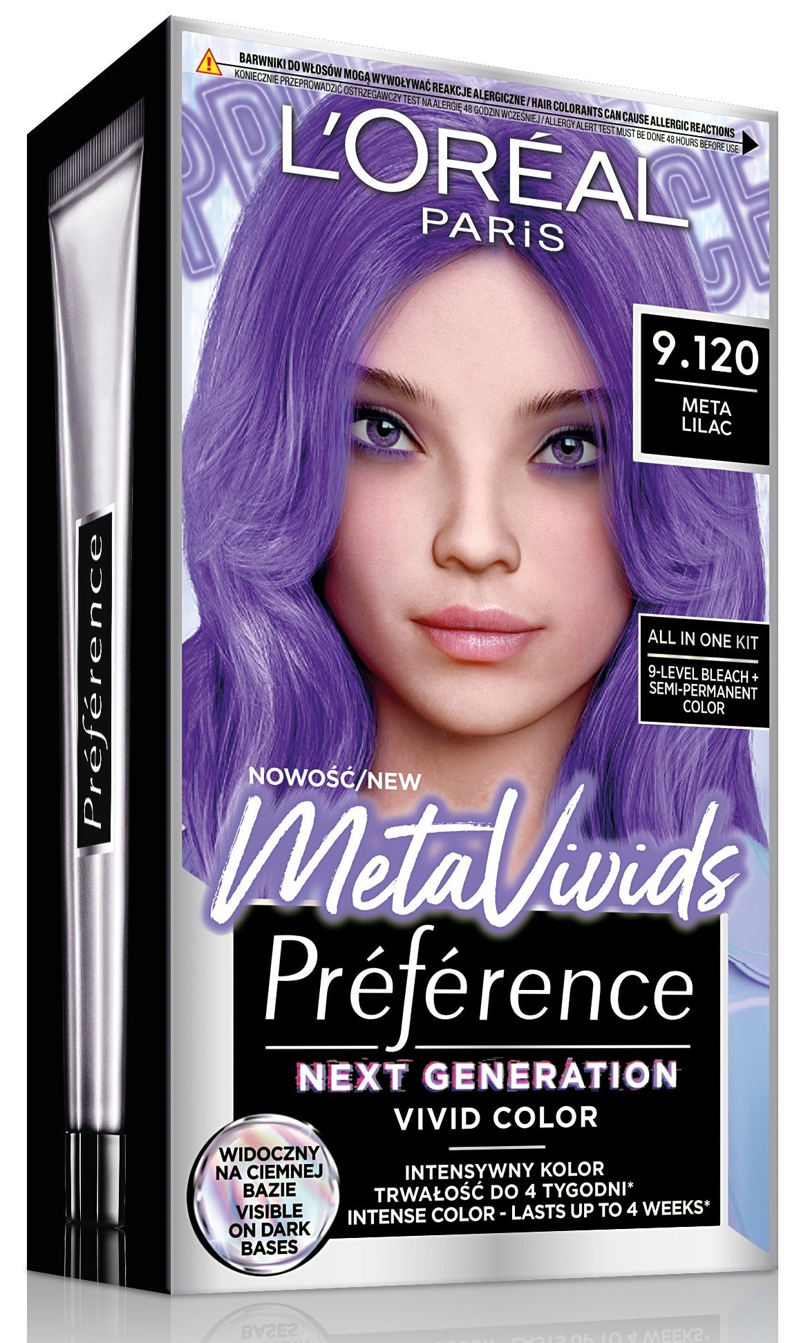 LOREAL PREFERENCE Metavivids Hair Color 9.120 LILAC | Vaistine1.lt | WestPharmacy.eu